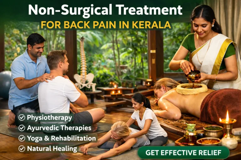 Treatment of back pain without surgery in Kerala